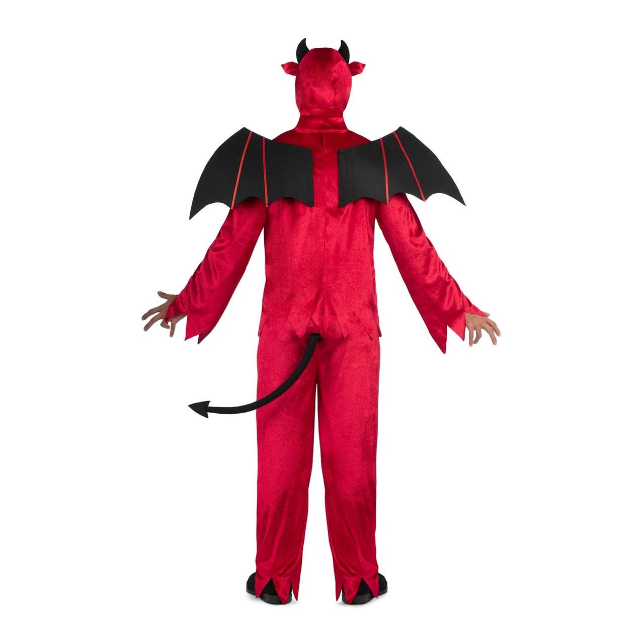 Fato de Diabo Vermelho Asas para homem