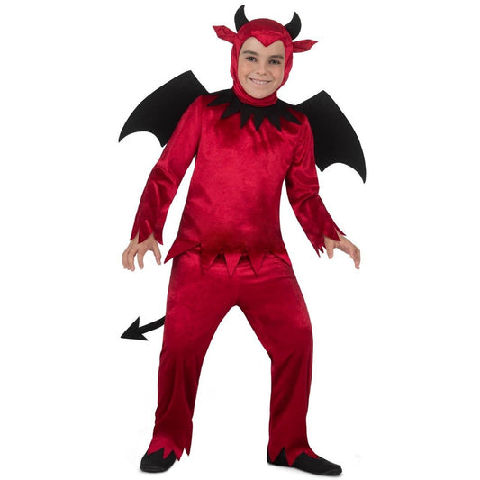 Fato de Diabo Vermelho Asas para criança