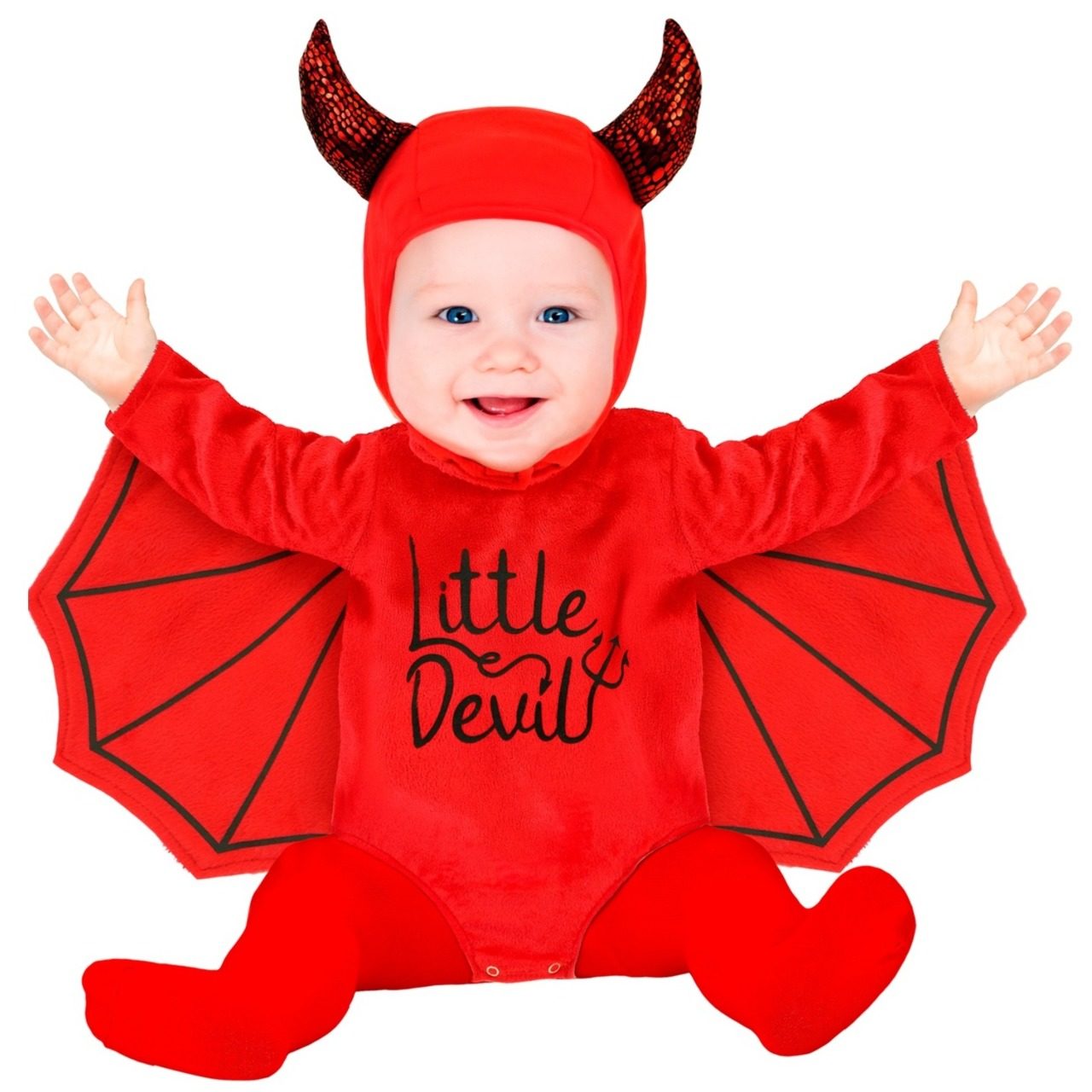 Fato de Diabinho Little Alas de bebê 