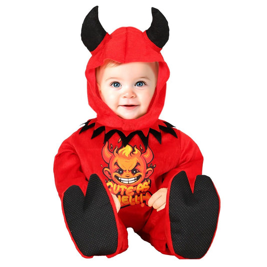 Fato de Diabo Traquina para bebé