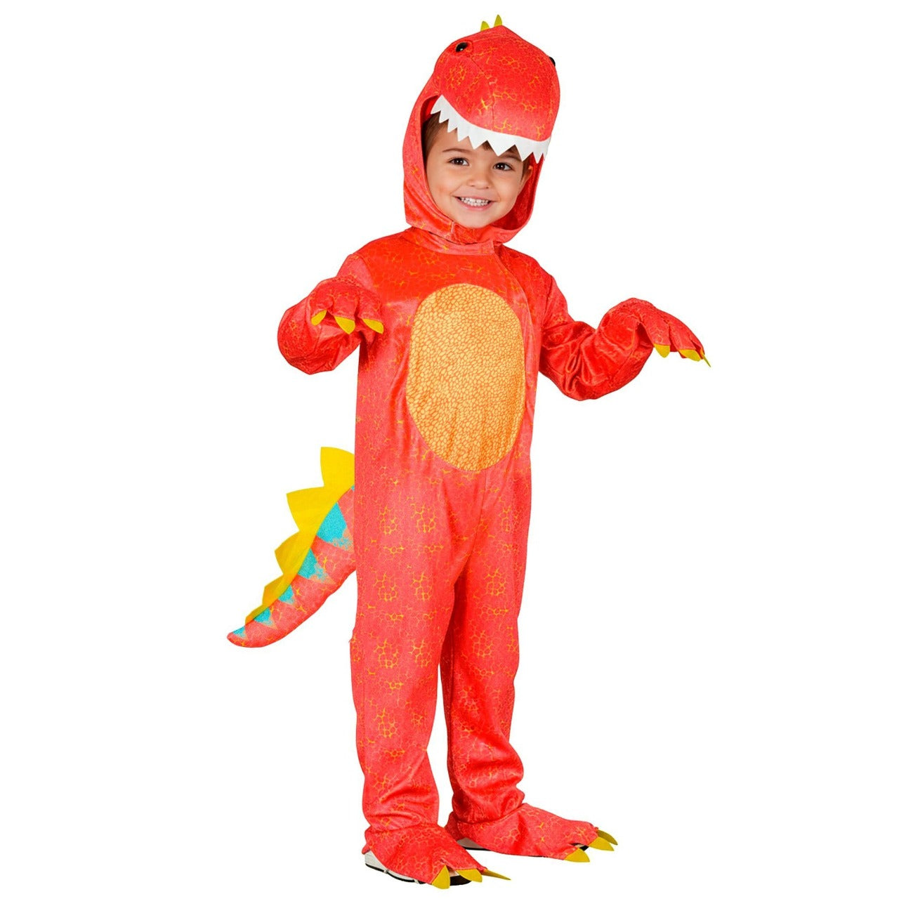 Fato de Dinossauro Colorido infantil
