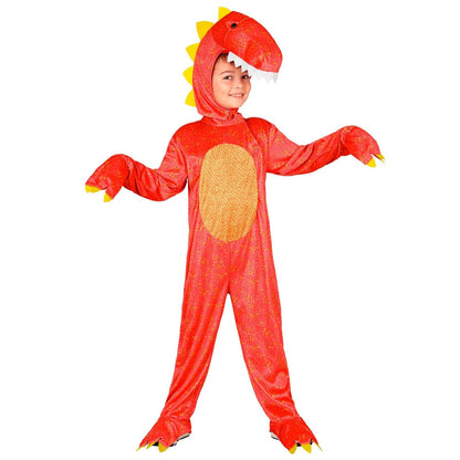 Fato de Dinossauro Colorido infantil