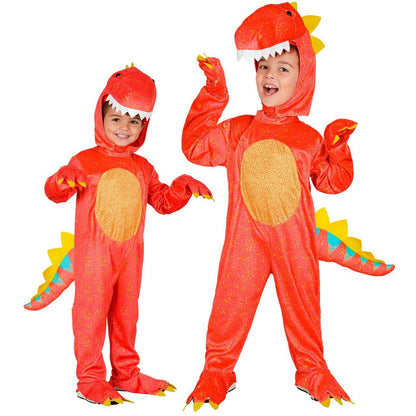 Fato de Dinossauro Colorido infantil