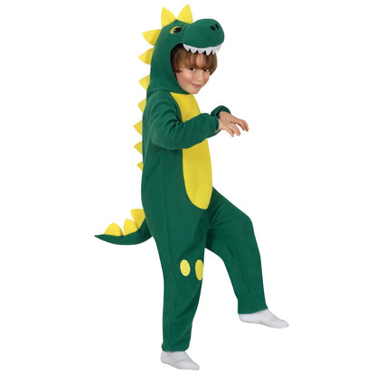 Fato de Dinossauro Verde Feroz infantil