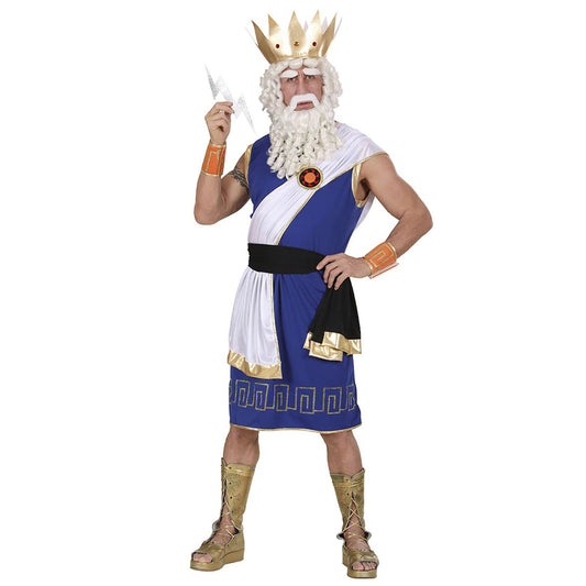 Fato de Deus Grego Zeus para adulto