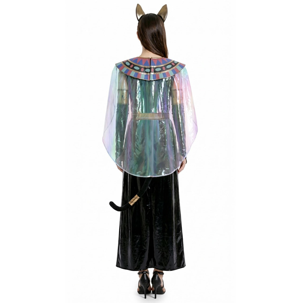 Fato de Deusa Egípcia Bastet para mulher