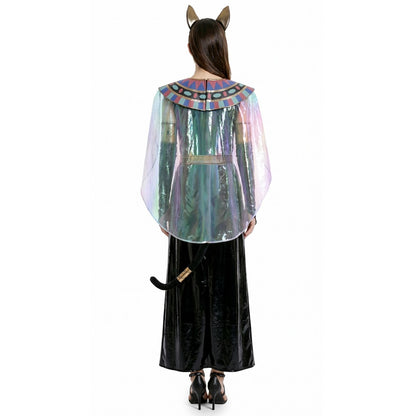 Fato de Deusa Egípcia Bastet para mulher