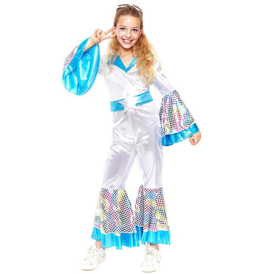 Fato de Discoteca Abba Deluxe para meninas