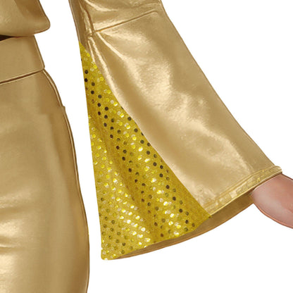 Fato de Disco Gold para mulher