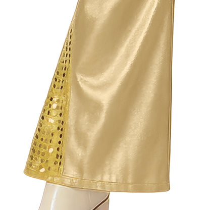 Fato de Disco Gold para mulher