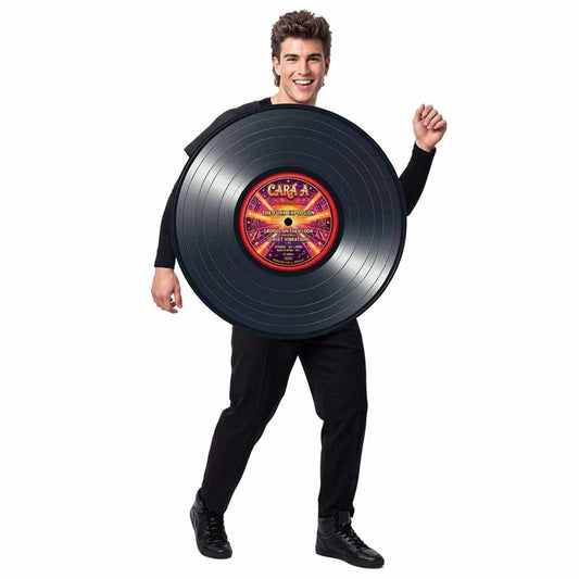 Fato de Disco de Vinil para adulto