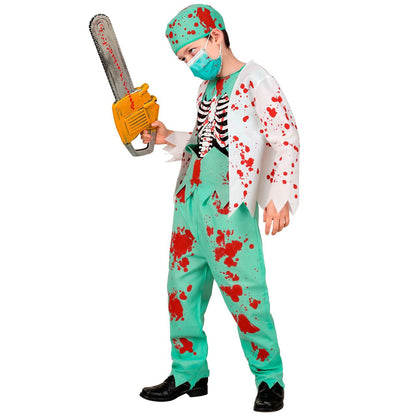 Fato de Doutor Zombie para criança