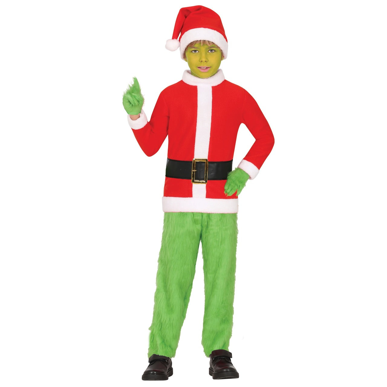 Fato de Duende Grinch Deluxe infantil