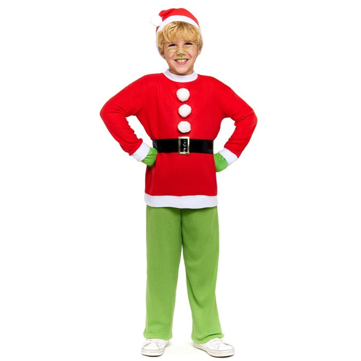 Fato de Duende Grinch Eco para criança