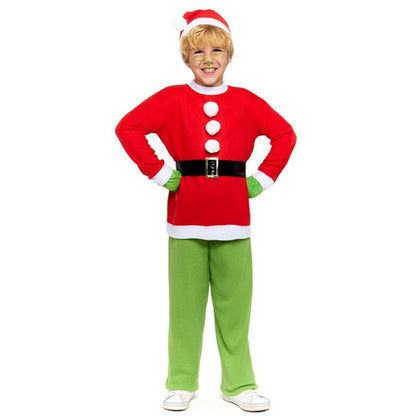 Fato de Duende Grinch Eco para criança