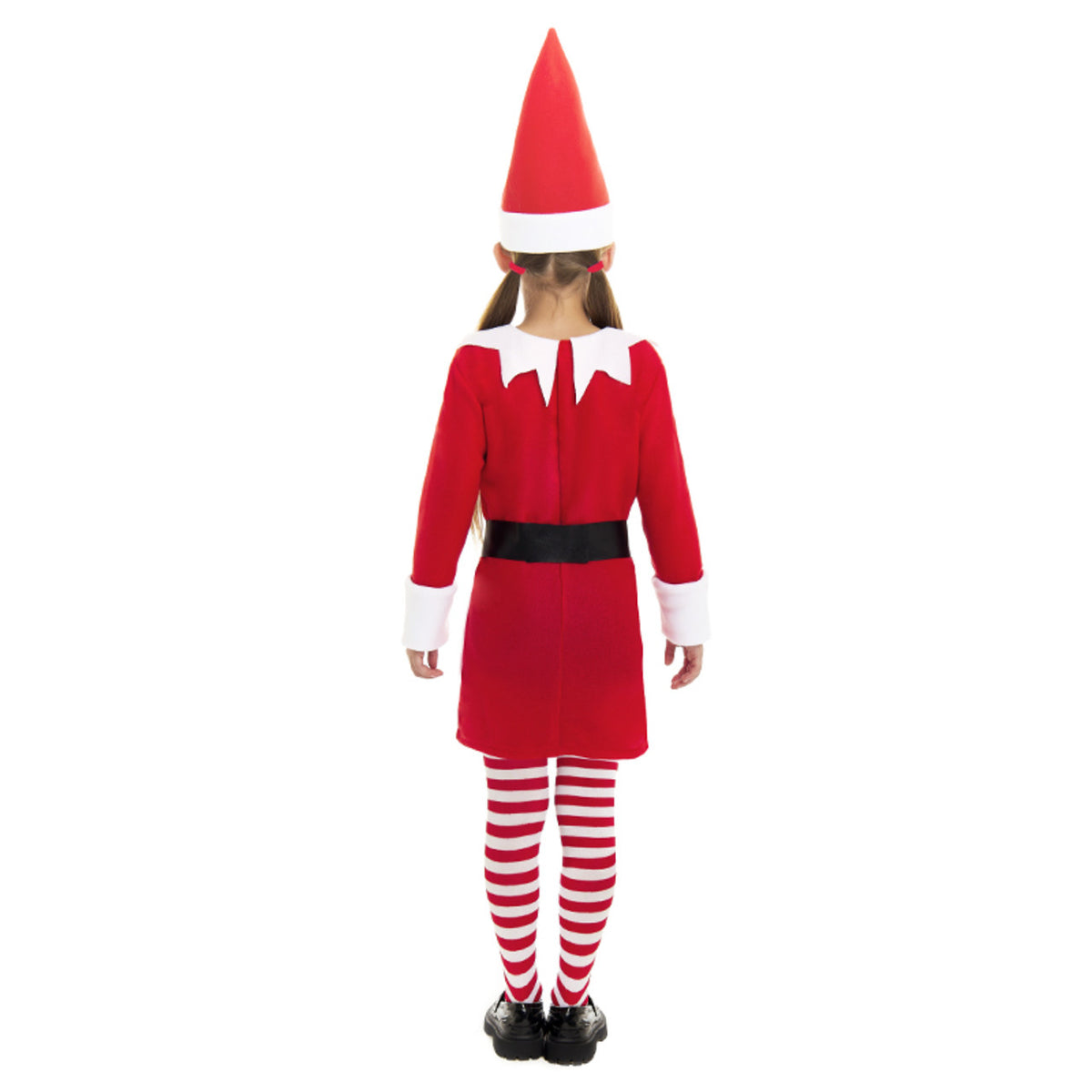 Fato de Elfa de Natal Vermelho para menina