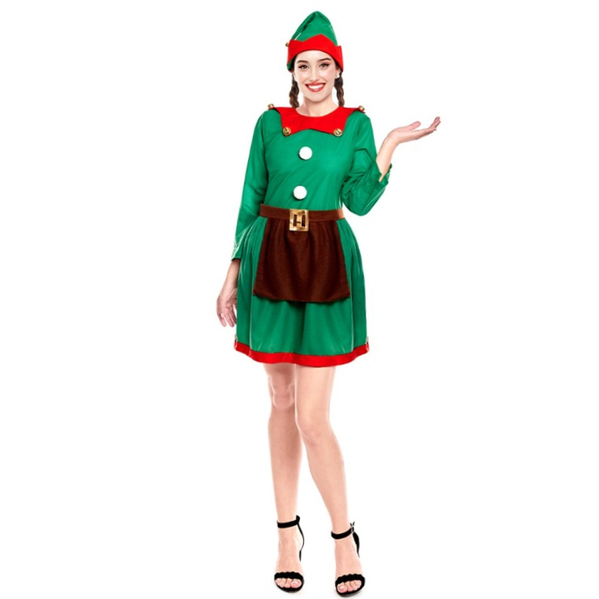 Fato de Elfa de Natal para mulher