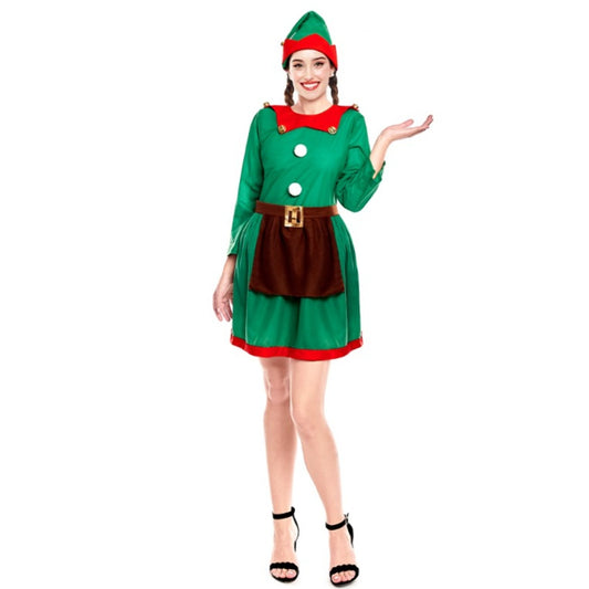 Fato de Elfa de Natal para mulher