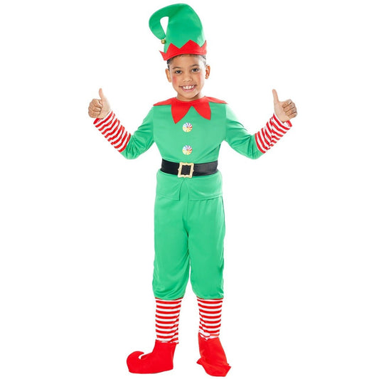 Fato de Duende de Natal para criança