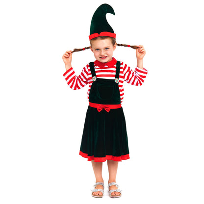 Fato de Elfo Riscas para menina
