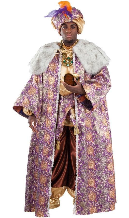 Fatos de casal de Rei Mago Baltasar e Pajem Real