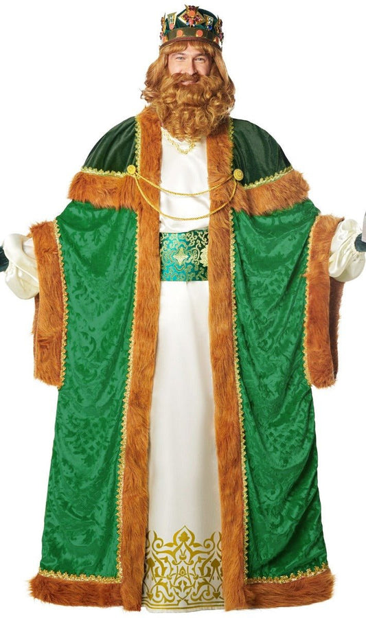 Fatos de casal de Rei Mago Gaspar e Pajem Extra