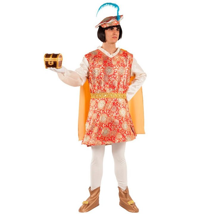 Fatos de casal de Rei Mago Gaspar e Pajem Real