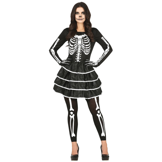Fato de Esqueleto Vestido para mulher
