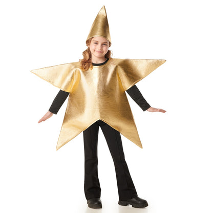 Fato de Estrela Dourada com Gorro infantil