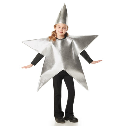Fato de Estrela Prateada com Gorro infantil