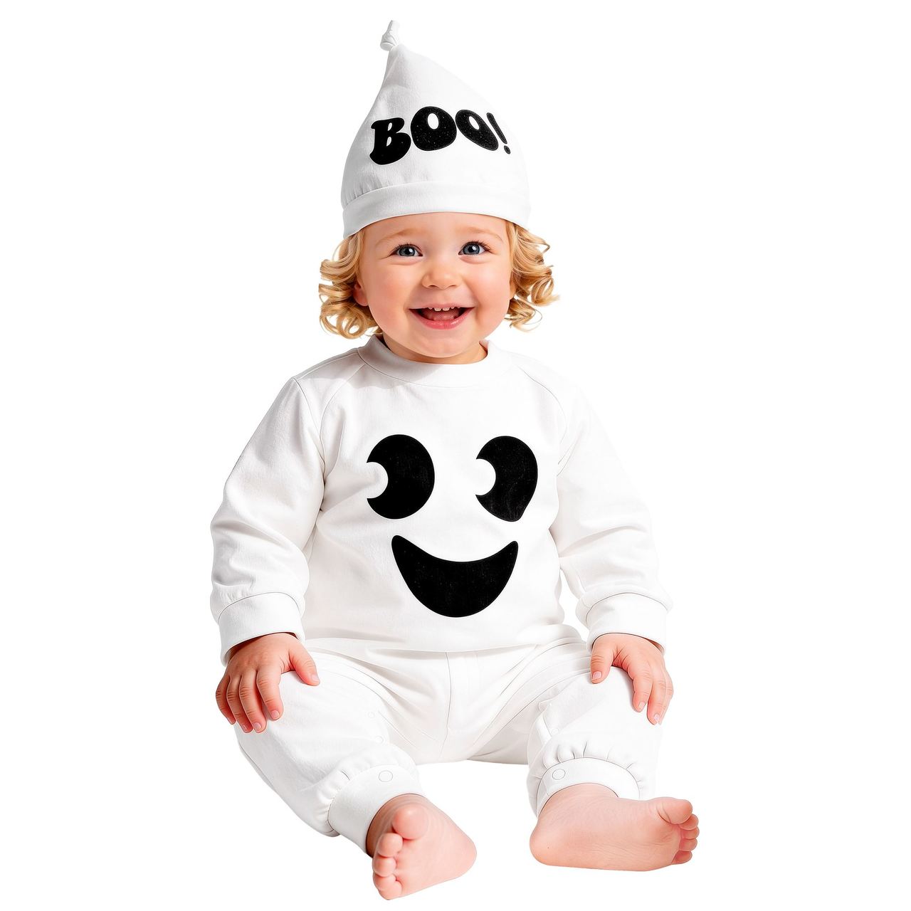 Fato de Fantasma Boo! para bebé
