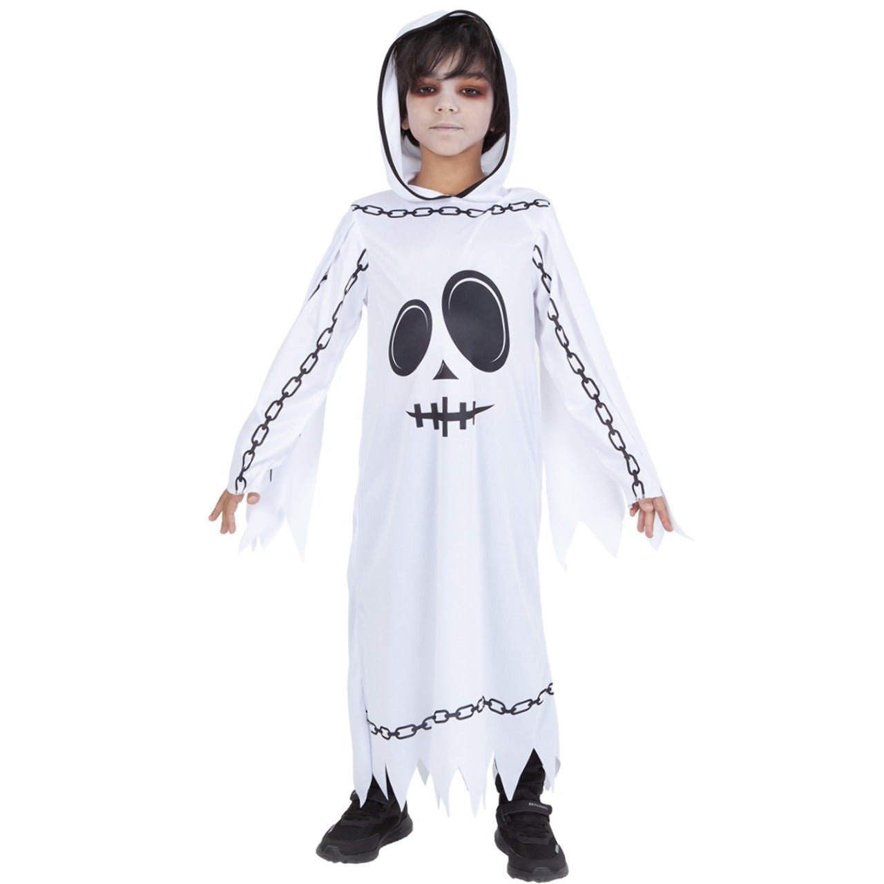 Fato de Fantasma Acorrentado Branco Infantil