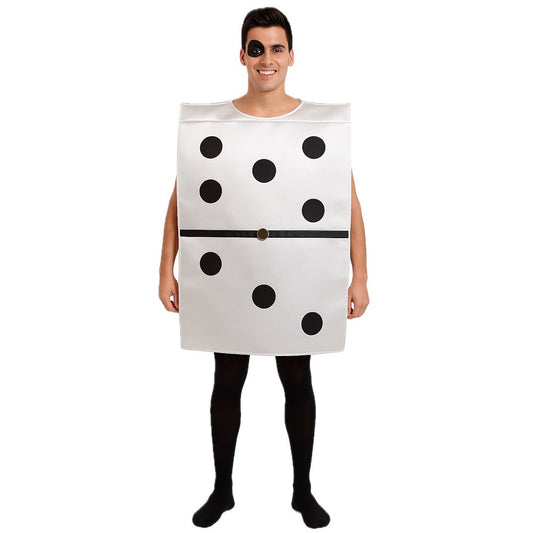 Fato de Ficha de Dominó para adulto