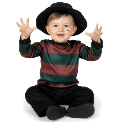 Fato de Freddy Krueger para bebé