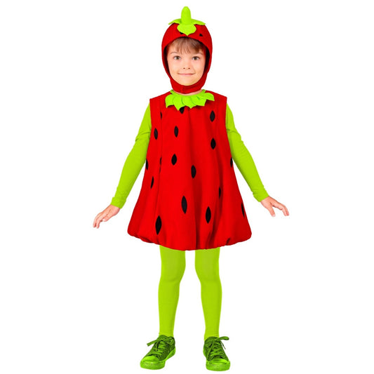 Fato de Morango Regina infantil