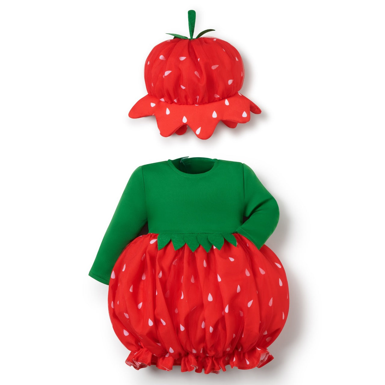 Fato de Morango Vestido para bebé