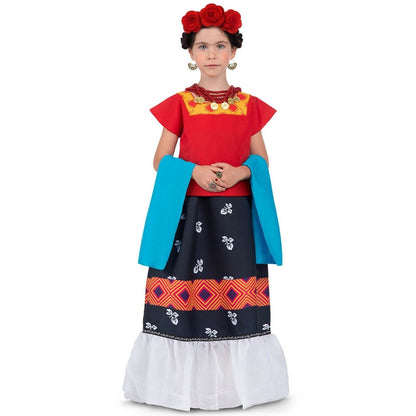 Fato de Frida Khalo para menina