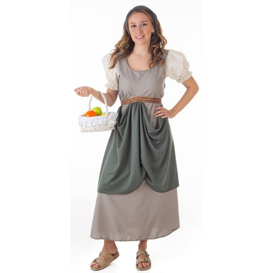 Fato de Fruteira Medieval para mulher