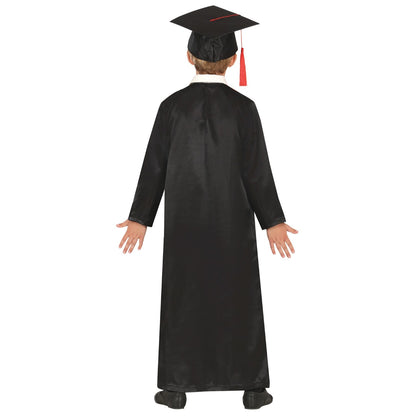 Fato de Graduado Clássico Vermelho infantil