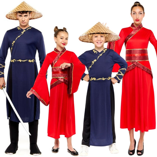 Fatos de Grupo Chineses Orientais
