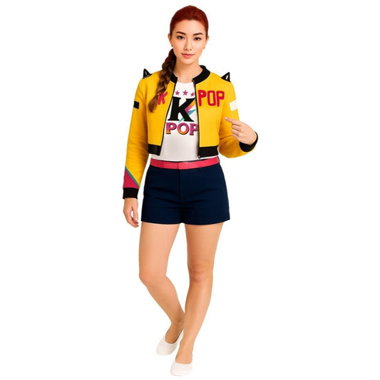 Fato de Guerreira K-Pop Rumi para adolescente 