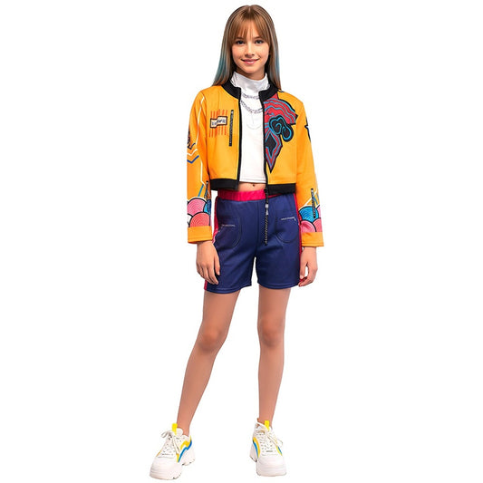 Fato de Guerreira K-Pop Rumi Huntrix mulher