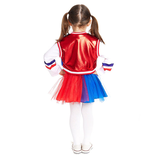 Fato de Vilã da Harley para menina