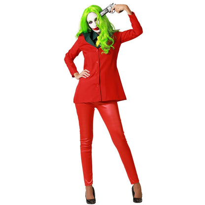 Fato de Joker Vermelho para mulher