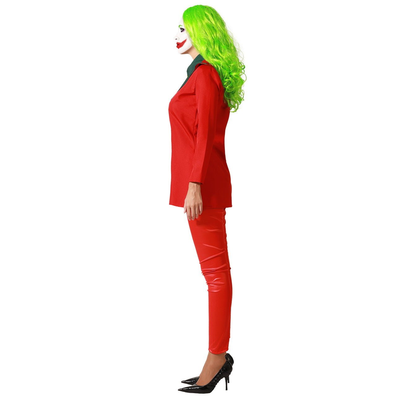 Fato de Joker Vermelho para mulher