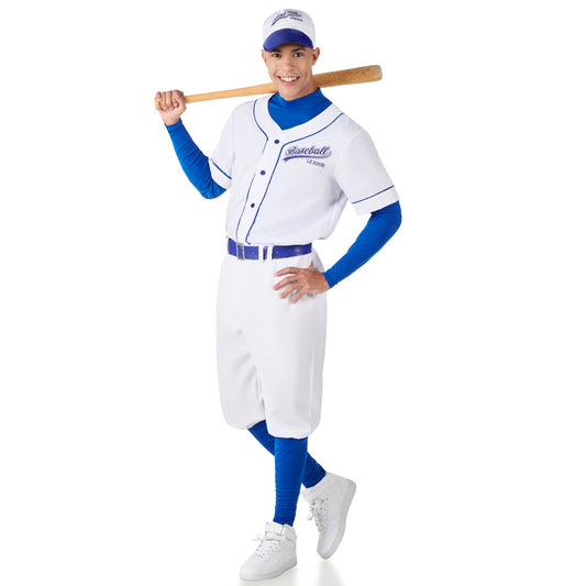 Fato de Jogador de Beisebol Azul para homem