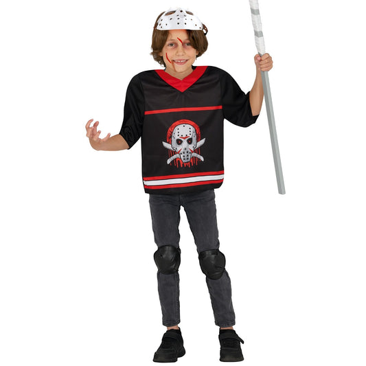 Fato de Jogador de Hóquei Jason para menino