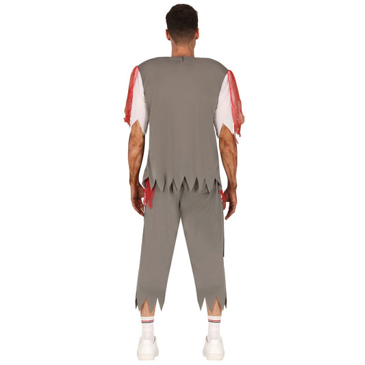 Fato de Jogador de Rugby Zombie Brains para homem