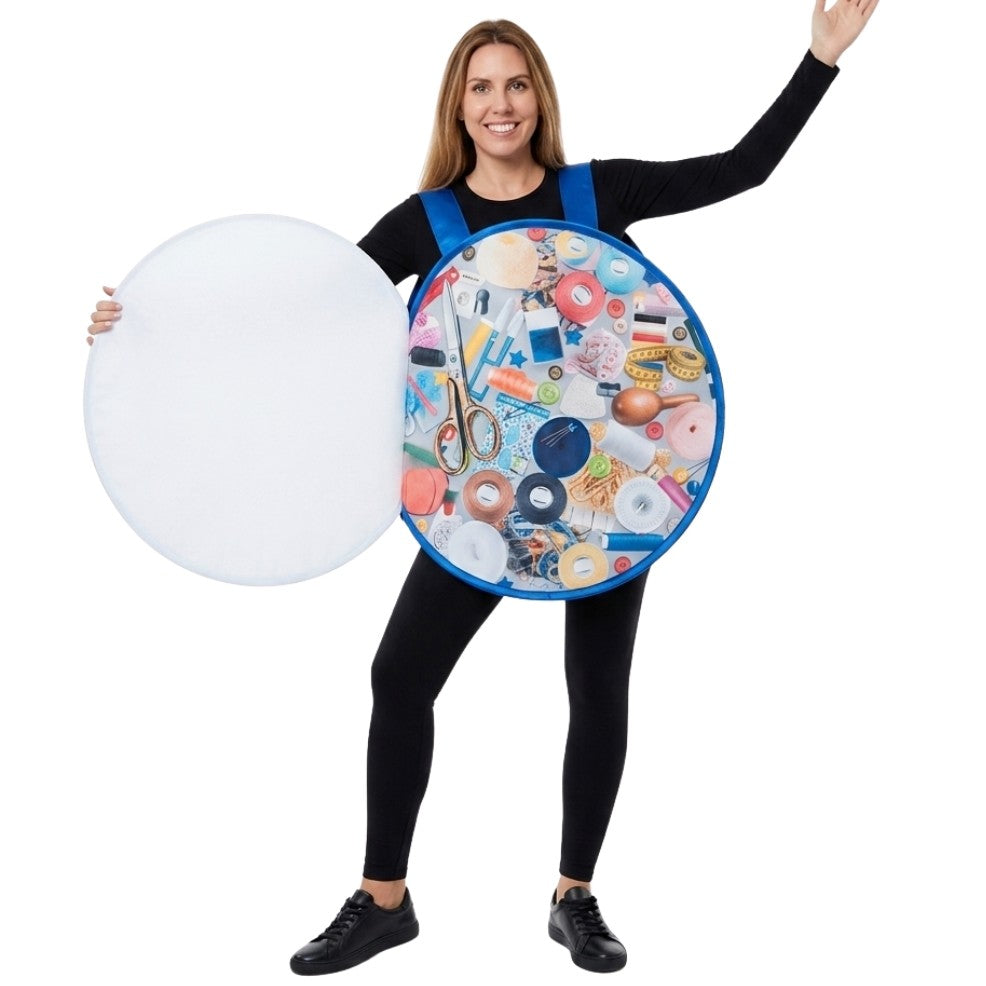 Fato de Lata de Bolachas Costureiro para adulto
