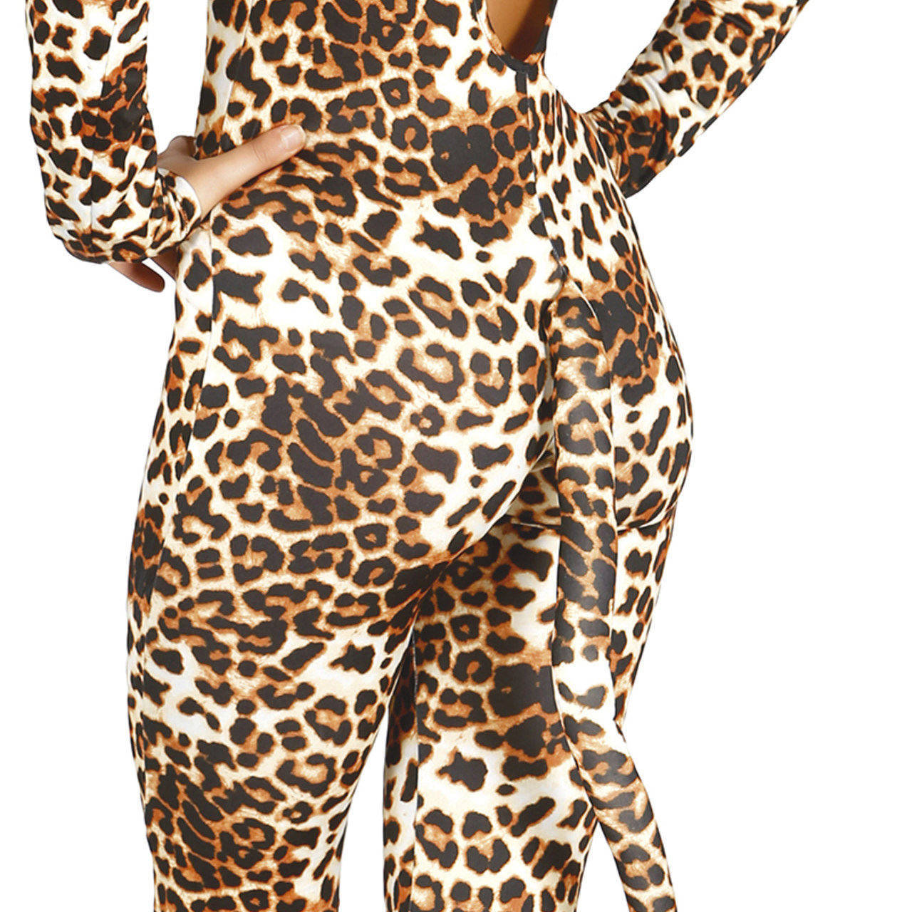 Fato de leopardo sexy para mulher